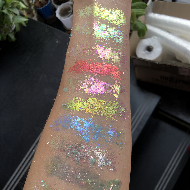 Chameleon Holographic Iridescent for Resin Crafts — chameleon, holographic, iridescent, color-shifting pigment