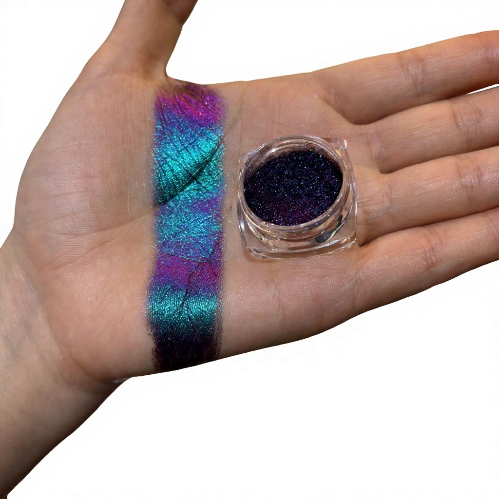 Multichrome Chameleon Color-Shifting for Eyeshadow & Lipstick