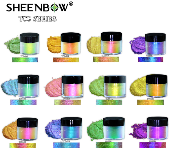 TCG series for make-up (https://www.sheenbow.com/) 高级光学变色龙色粉 第1张