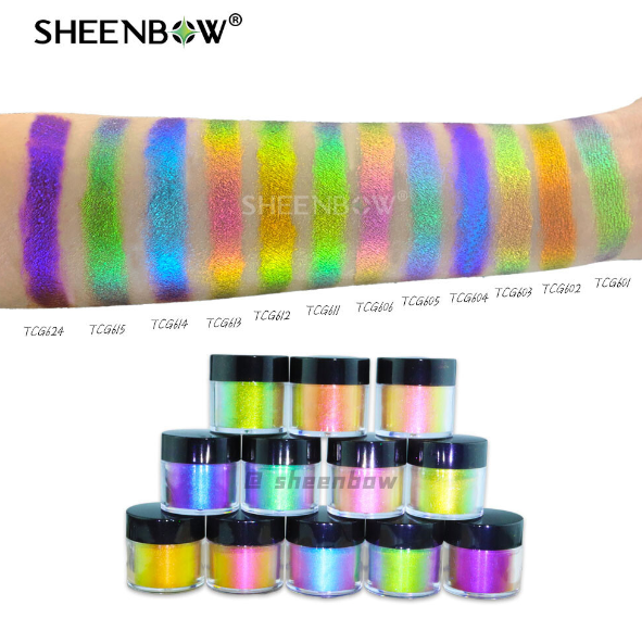 TCG series for make-up (https://www.sheenbow.com/) 高级光学变色龙色粉 第14张