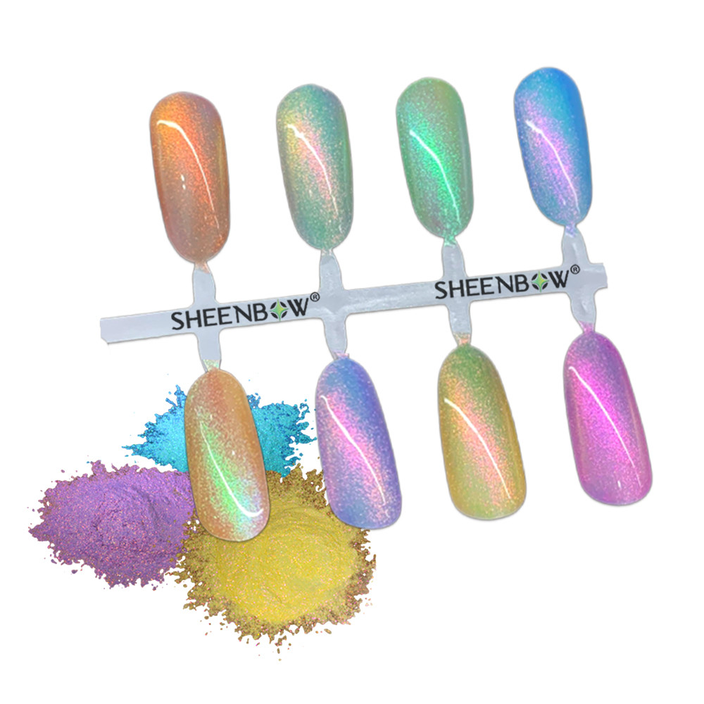 TR8 SERIES FOR NAILS (https://www.sheenbow.com/) 高级光学变色龙色粉 第3张