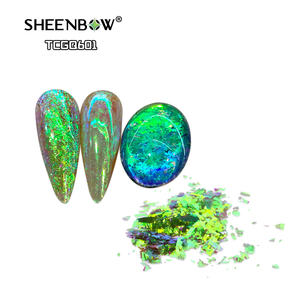 TCGQ601美甲效果 (https://www.sheenbow.com/) 高级光学变色龙色粉 第1张