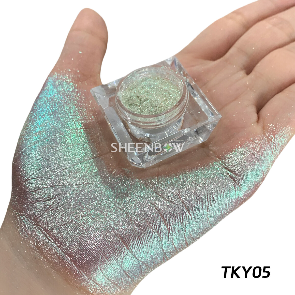 TKY05彩妆效果 (https://www.sheenbow.com/) 高级光学变色龙色粉 第1张