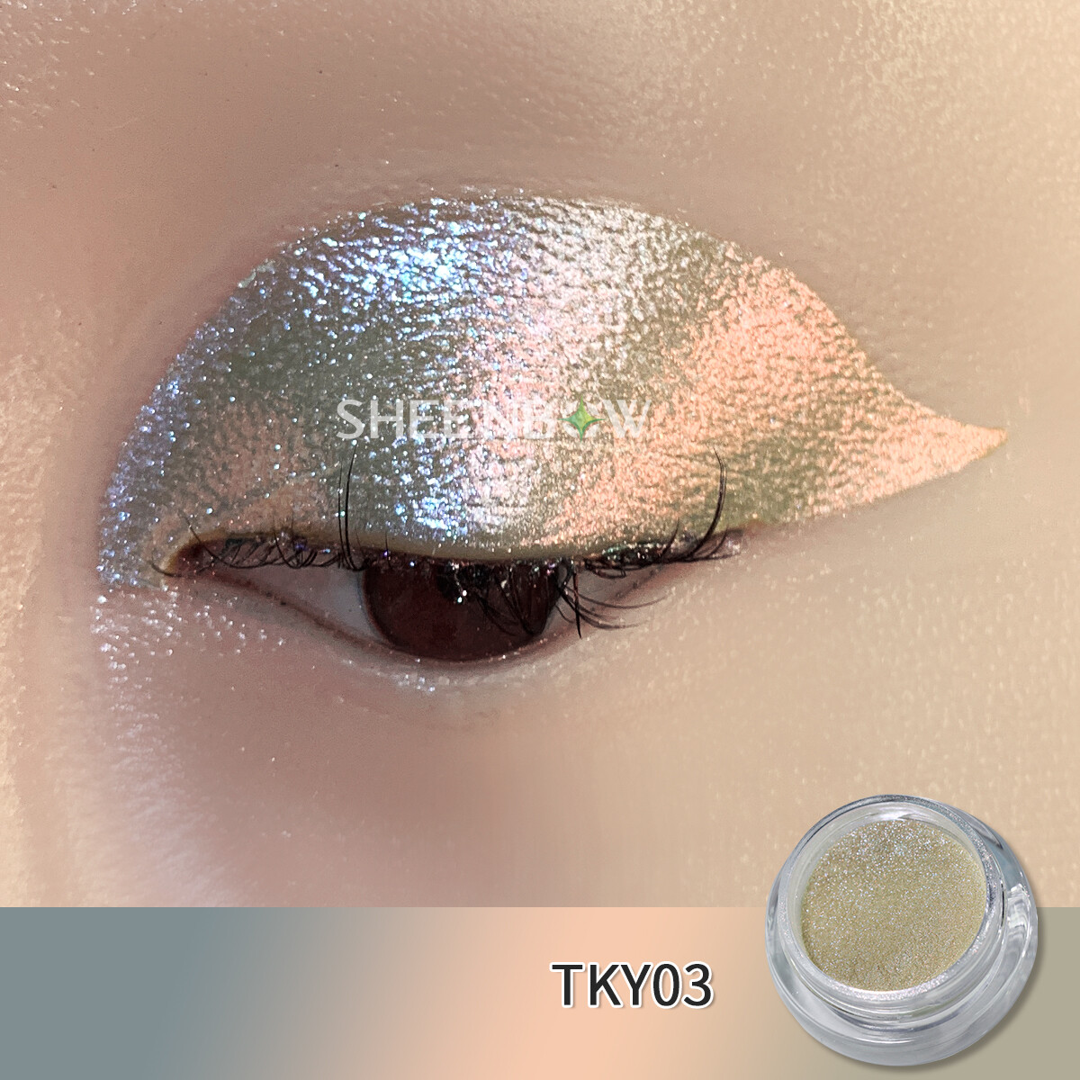 TKY03彩妆 (https://www.sheenbow.com/) 高级光学变色龙色粉 第1张