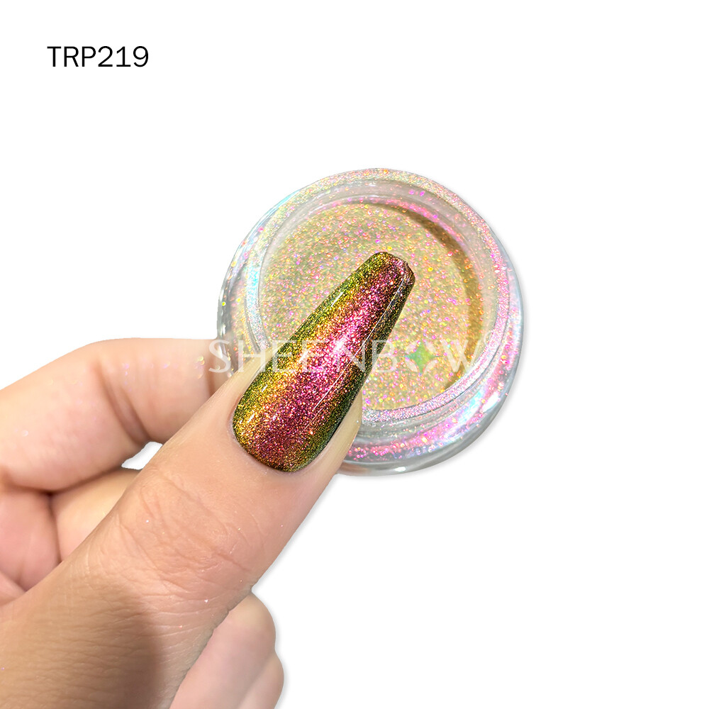 TRP219美甲 (https://www.sheenbow.com/) 高级光学变色龙色粉 第1张