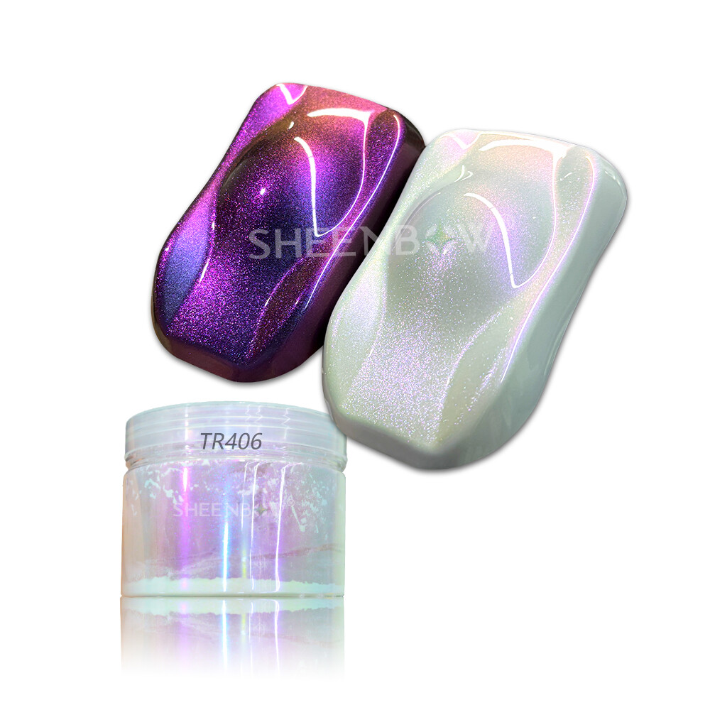 TR406喷涂 (https://www.sheenbow.com/) 高级光学变色龙色粉 第1张