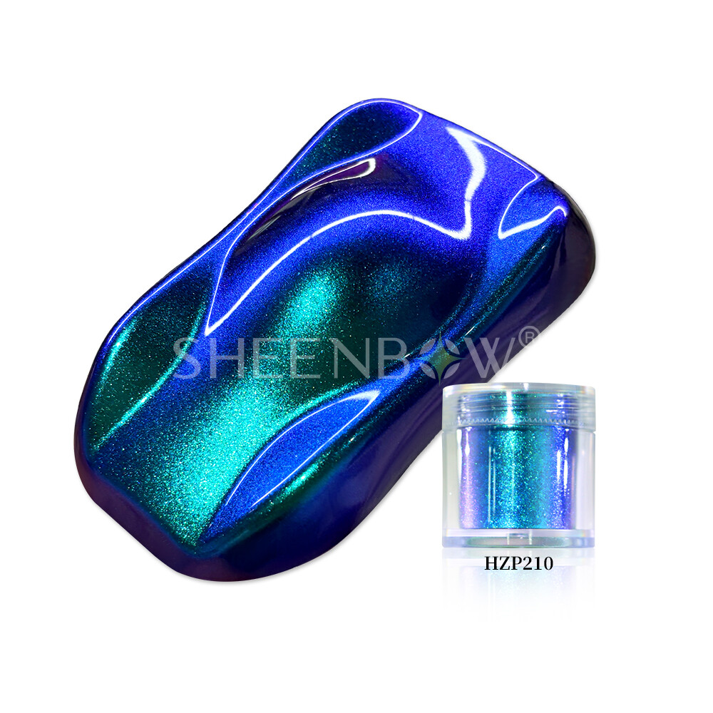 HZP210喷涂 (https://www.sheenbow.com/) 高级光学变色龙色粉 第1张
