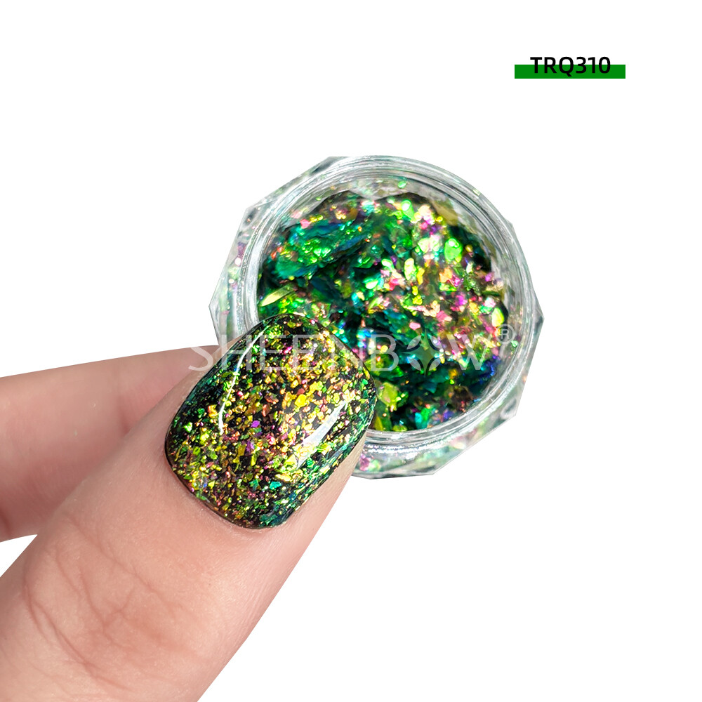 TRQ310美甲 (https://www.sheenbow.com/) 高级光学变色龙色粉 第1张