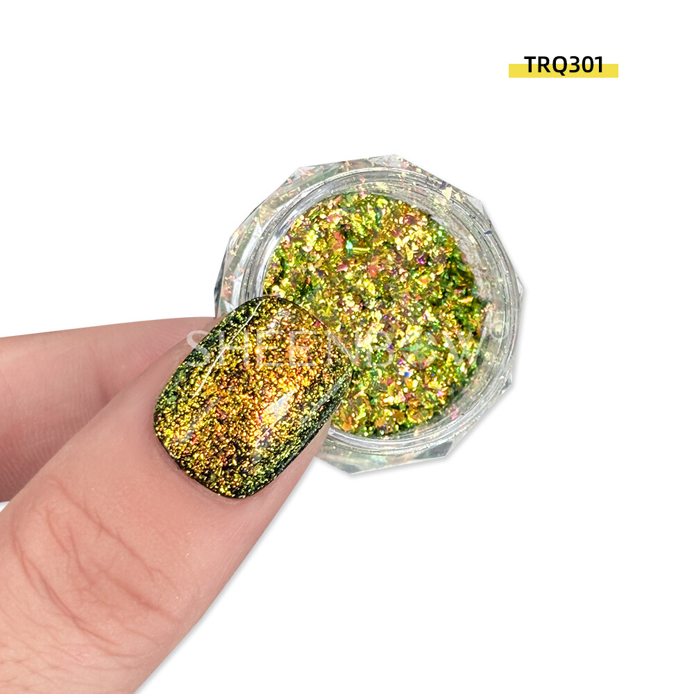 TRQ301美甲 (https://www.sheenbow.com/) 高级光学变色龙色粉 第1张