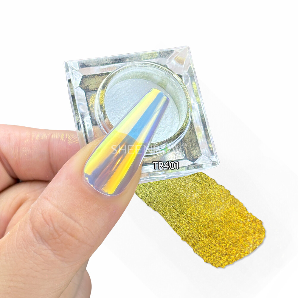 TR401美甲 (https://www.sheenbow.com/) 高级光学变色龙色粉 第1张