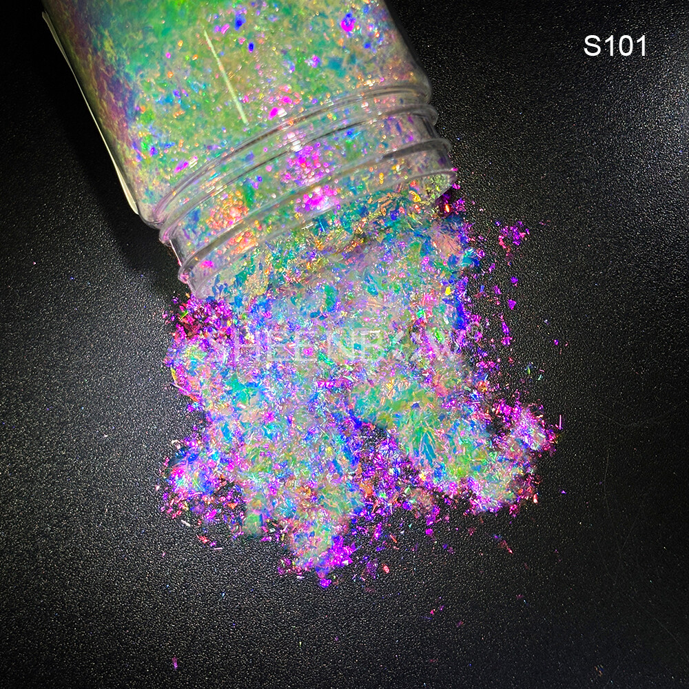 S101化妆品级粗片 (https://www.sheenbow.com/) 高级光学变色龙色粉 第1张