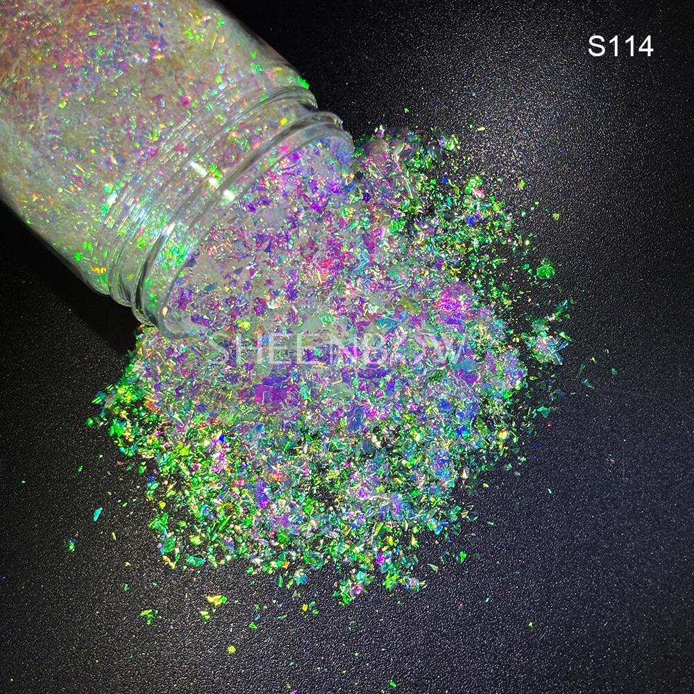S114化妆品级粗片 (https://www.sheenbow.com/) 高级光学变色龙色粉 第1张