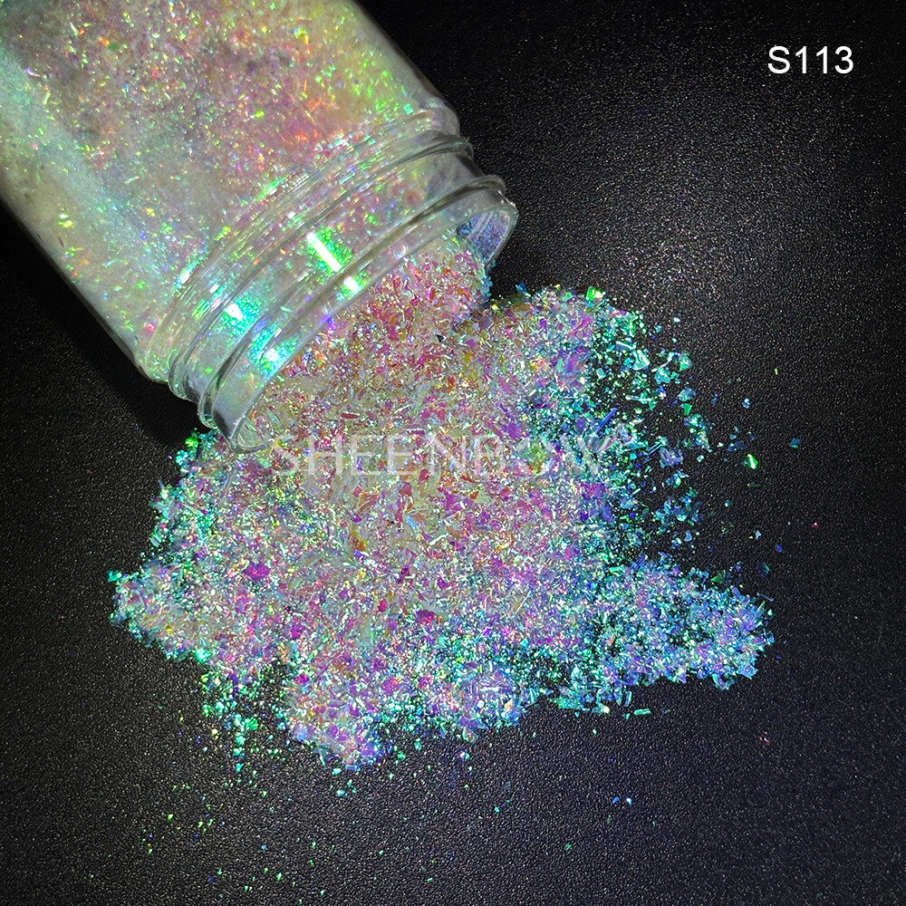 S113化妆品级粗片 (https://www.sheenbow.com/) 高级光学变色龙色粉 第1张