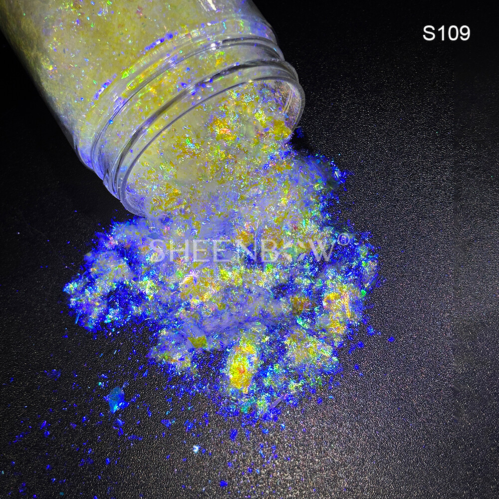 S109化妆品级粗片 (https://www.sheenbow.com/) 高级光学变色龙色粉 第1张
