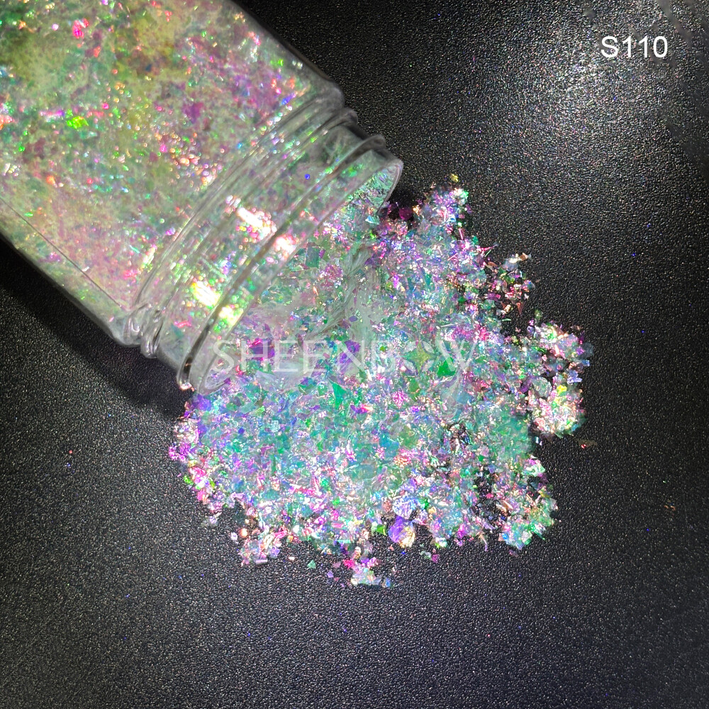 S110化妆品级粗片 (https://www.sheenbow.com/) 高级光学变色龙色粉 第1张